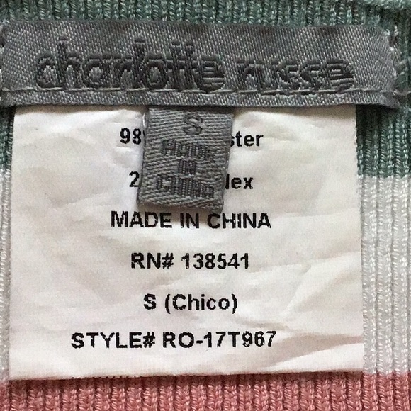 Charlotte Russes off the shoulder top - Picture 3 of 3